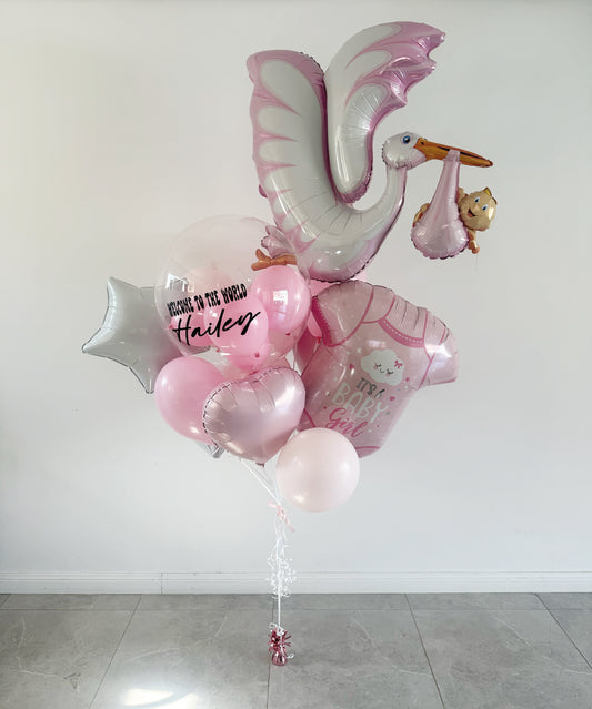 WELCOME TO THE WORLD NEWBORN BALLOONS