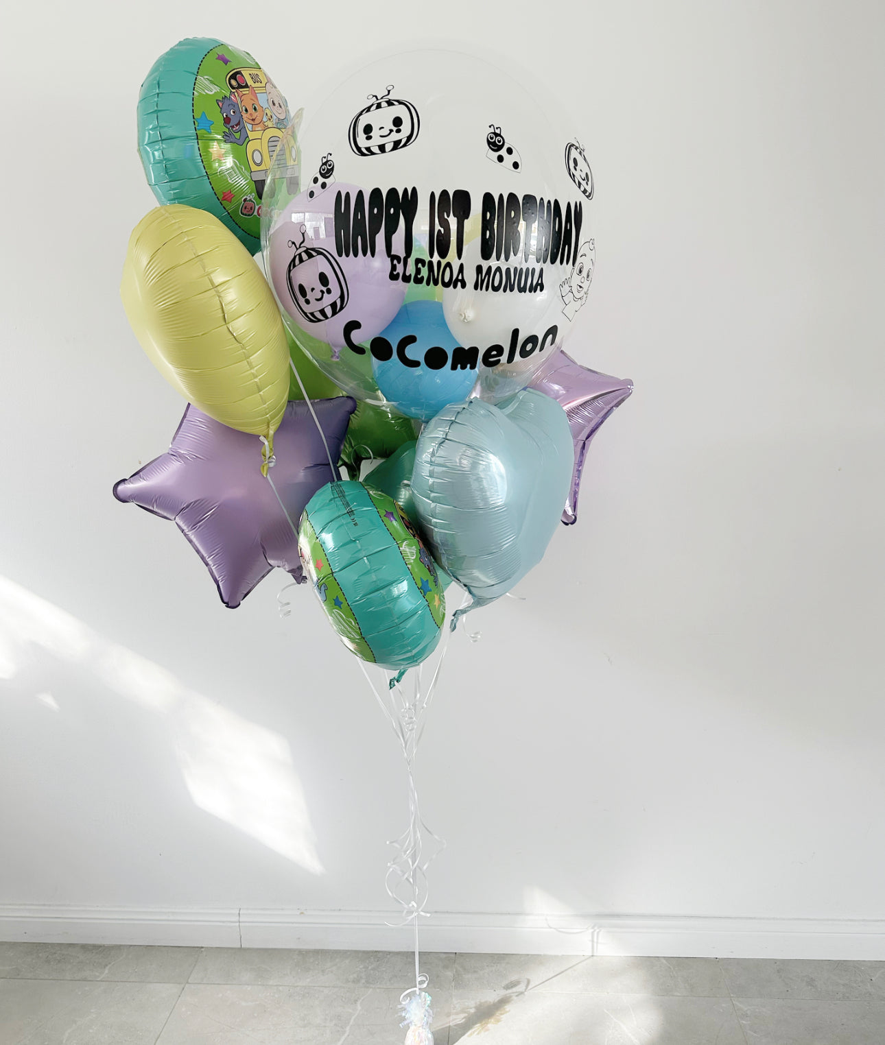 PERSONALISED COCOMELON BALLOONS