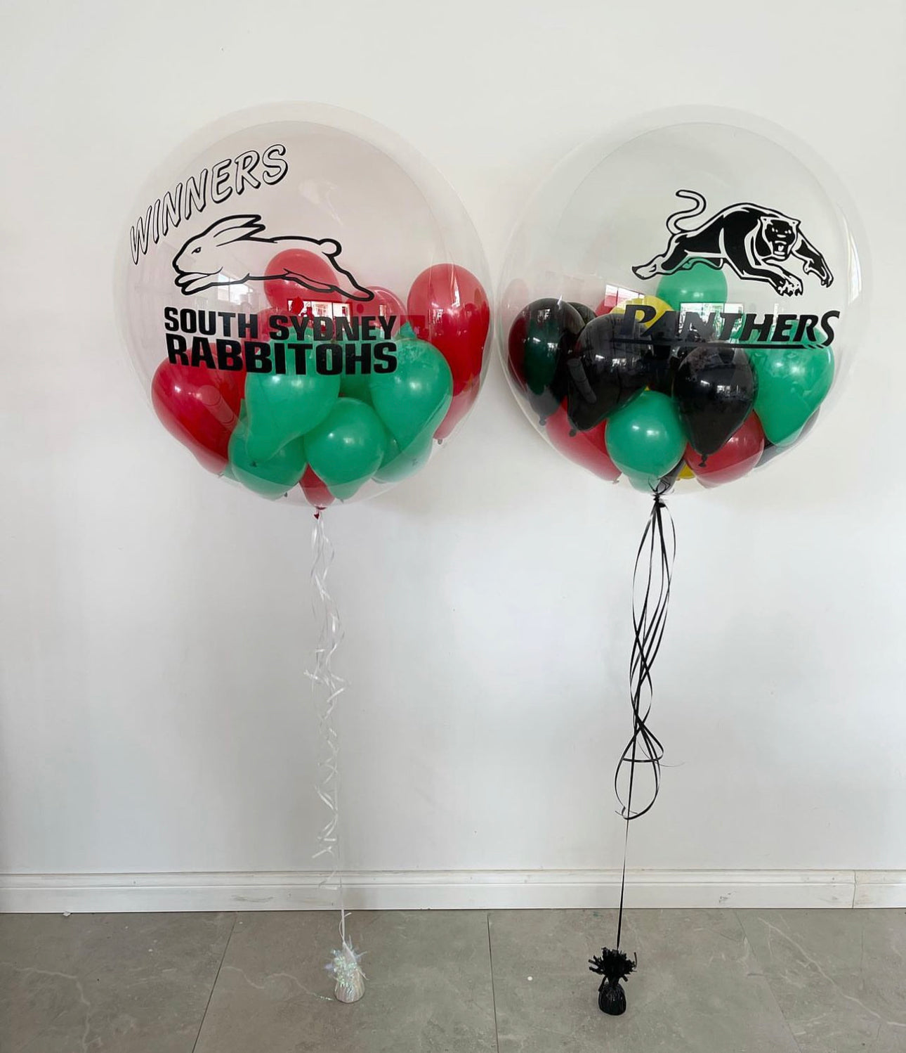 NRL LARGE CLEAR HELIUM BALLOON